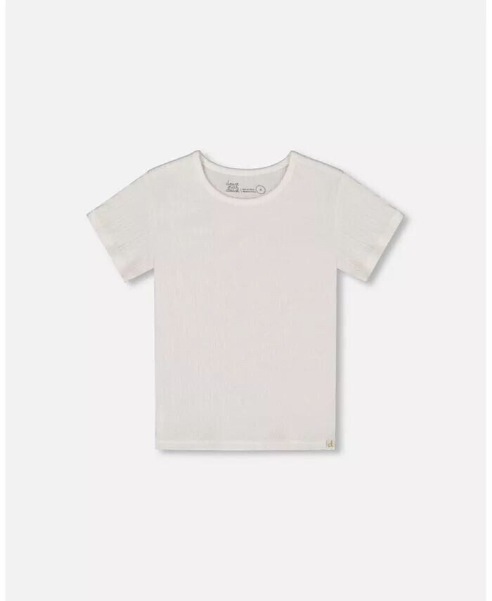 Топ с короткими рукавами для девочек-малышей, белый - Малыш|Ребенок Deux par Deux
Топ с короткими рукавами для девочек-малышей, белый - Малыш|Ребенок Deux par Deux