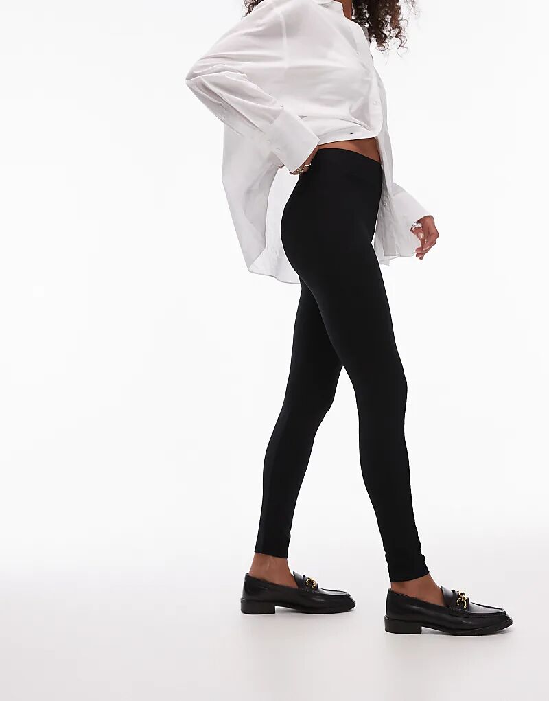 Леггинсы с высокой талией черного цвета Topshop
Леггинсы с высокой талией черного цвета Topshop