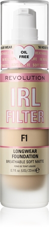 Длительный матирующий праймер Makeup Revolution IRL Filter, F1 23 ml
Длительный матирующий праймер Makeup Revolution IRL Filter, F1 23 ml