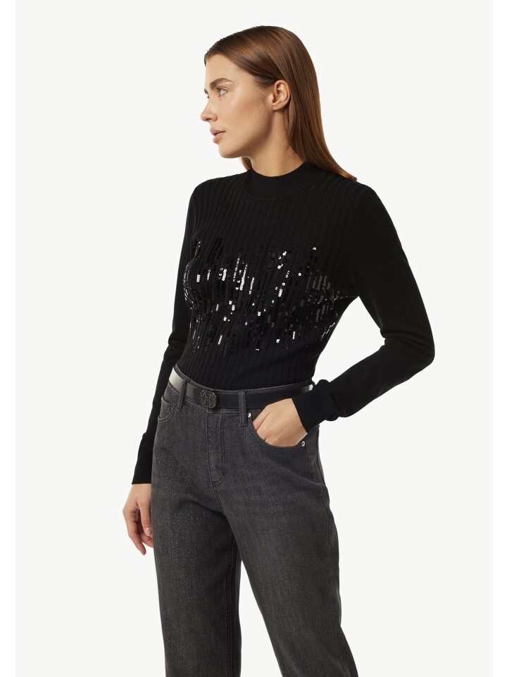 Пуловер comma CI Strickpullover langarm, черный
Пуловер comma CI Strickpullover langarm, черный