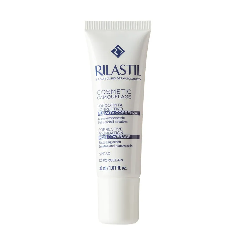 Rilastil Cosmetic Camouflage Corrective Foundation 10 Porcelain 30 мл Высокая степень покрытия
Rilastil Cosmetic Camouflage Corrective Foundation 10 Porcelain 30 мл Высокая степень покрытия