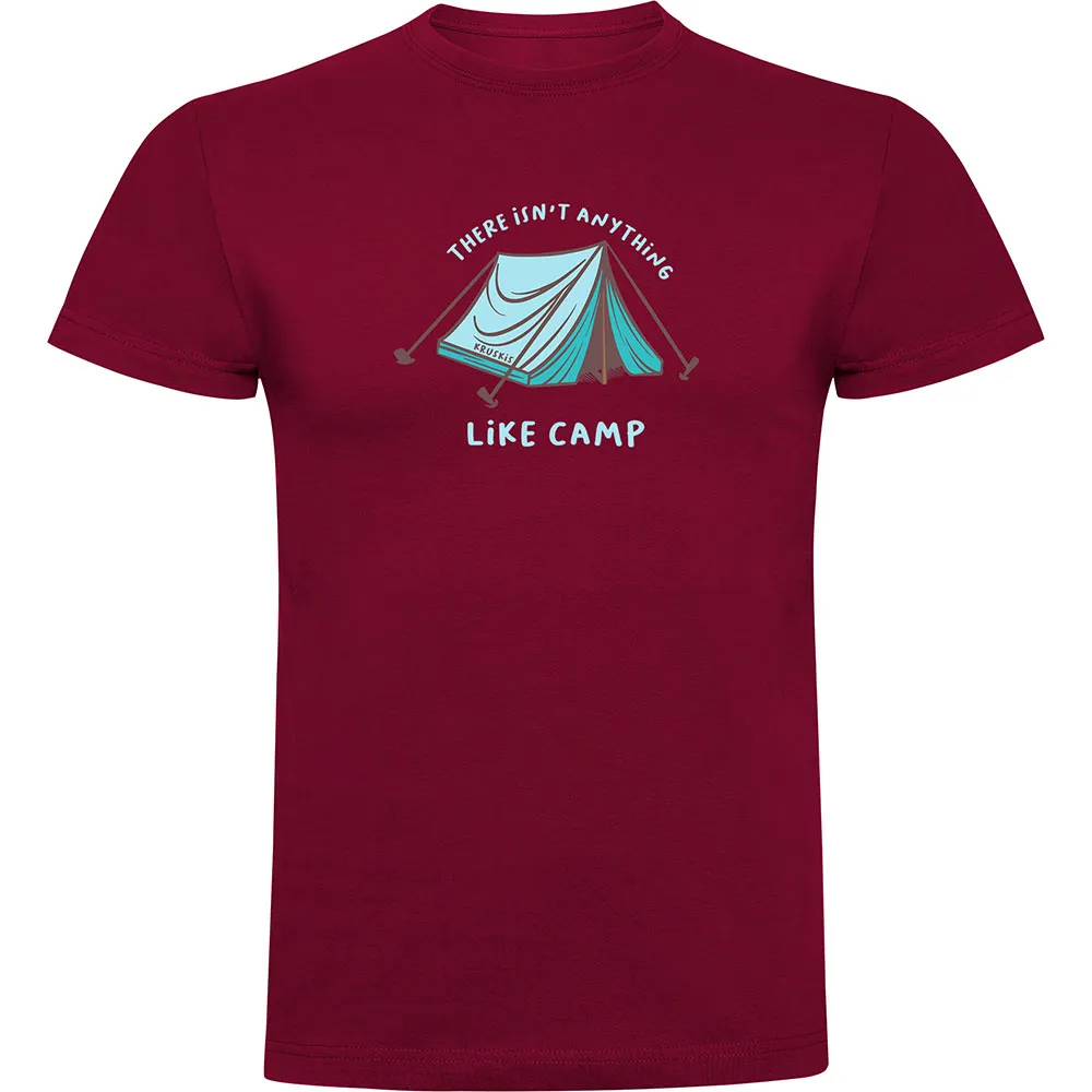 Футболка с коротким рукавом Kruskis Anything Like Camp, красный 
Футболка с коротким рукавом Kruskis Anything Like Camp, красный