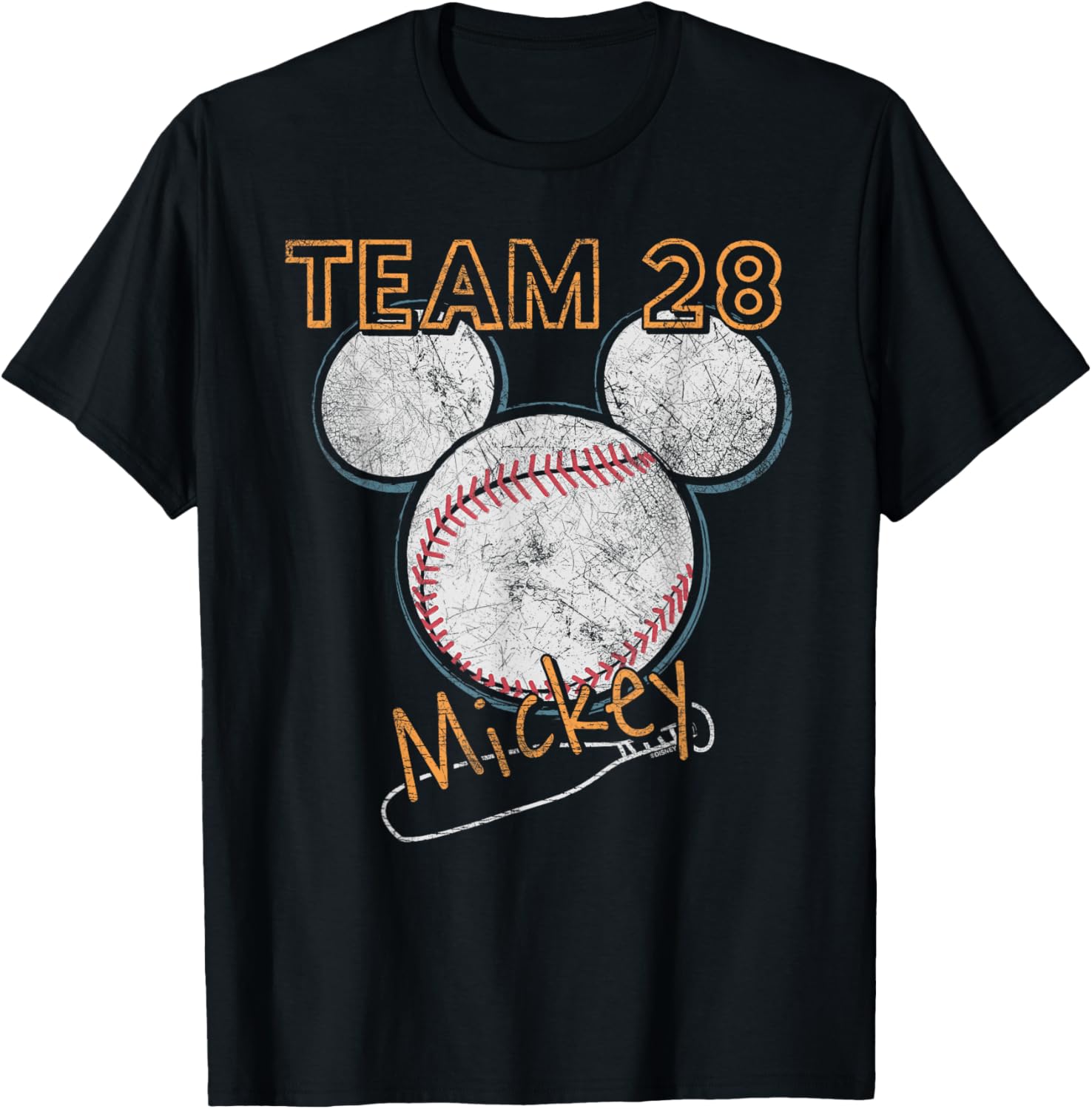 Футболка Disney Mickey Mouse Baseball Team 28 Sport Distressed T-Shirt, черный
Футболка Disney Mickey Mouse Baseball Team 28 Sport Distressed T-Shirt, черный