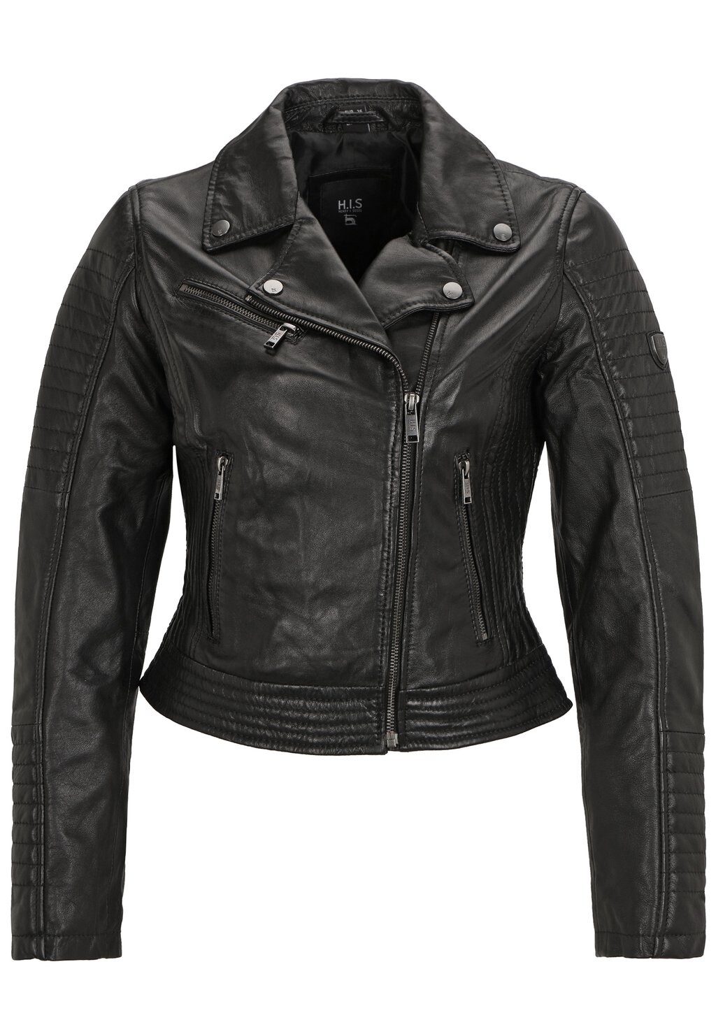 Кожаная куртка MIT STEPPNAHT-DETAILS H.I.S, черный
Кожаная куртка MIT STEPPNAHT-DETAILS H.I.S, черный