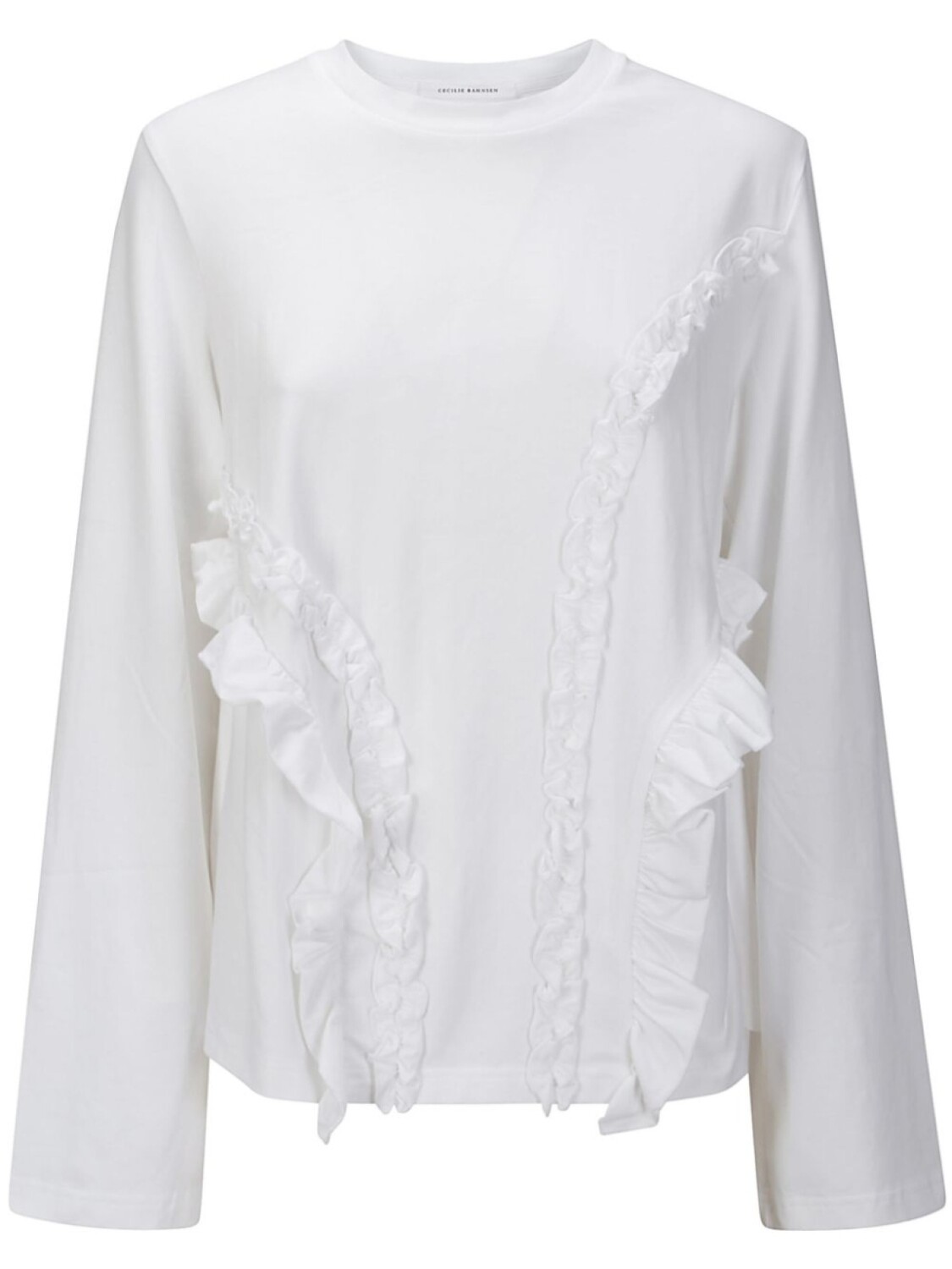 Футболка Cecilie Bahnsen Alva из джерси, белый
Футболка Cecilie Bahnsen Alva из джерси, белый
