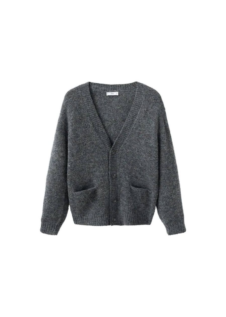 Вязаный кардиган MANGO MAN, антрацит
Вязаный кардиган MANGO MAN, антрацит