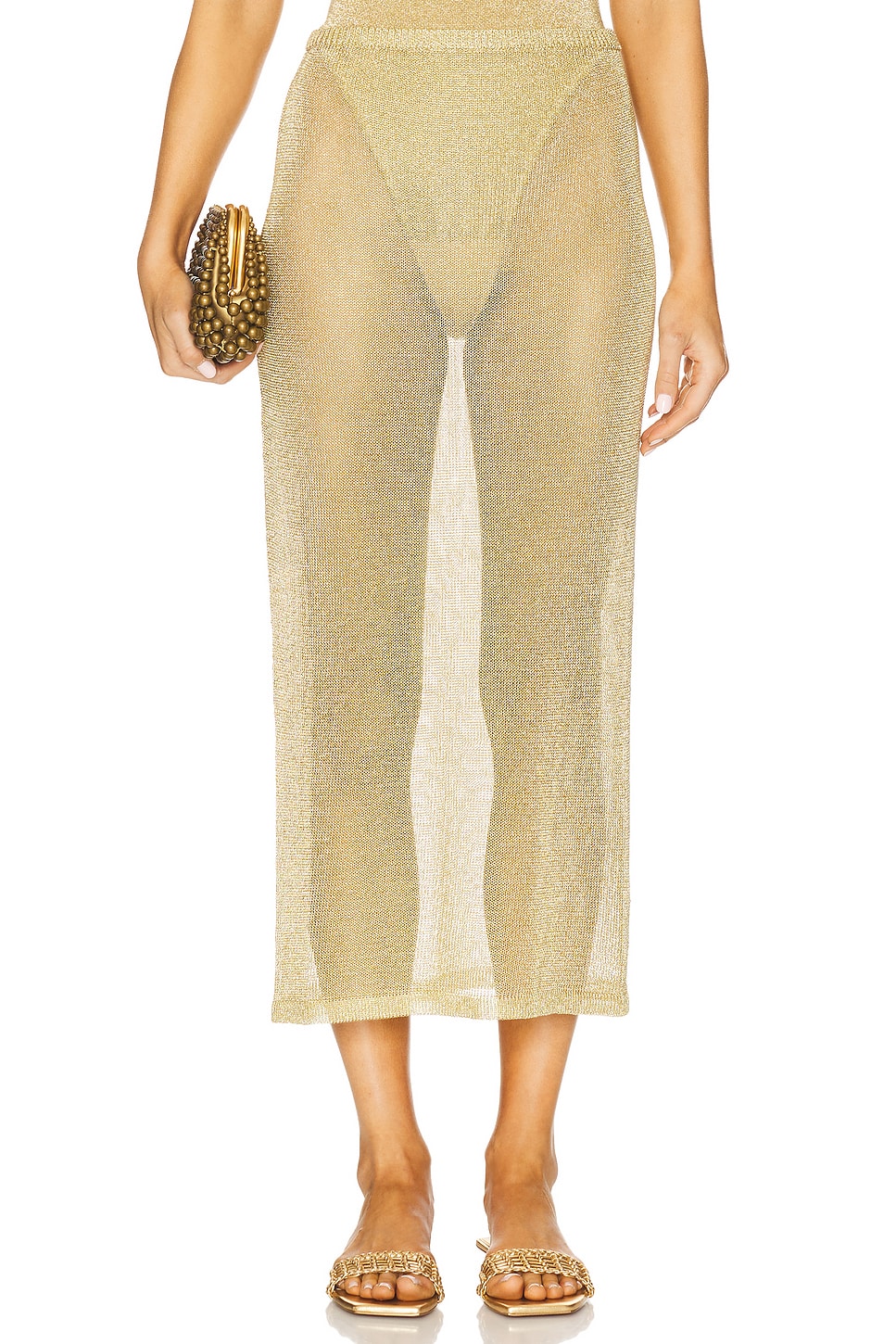 Вязаная юбка Anura Cult Gaia, gold 
Вязаная юбка Anura Cult Gaia, gold