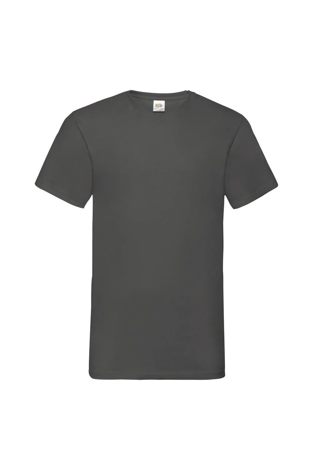 Легкая футболка с V-образным вырезом и короткими рукавами Fruit of the Loom, серый 
Легкая футболка с V-образным вырезом и короткими рукавами Fruit of the Loom, серый