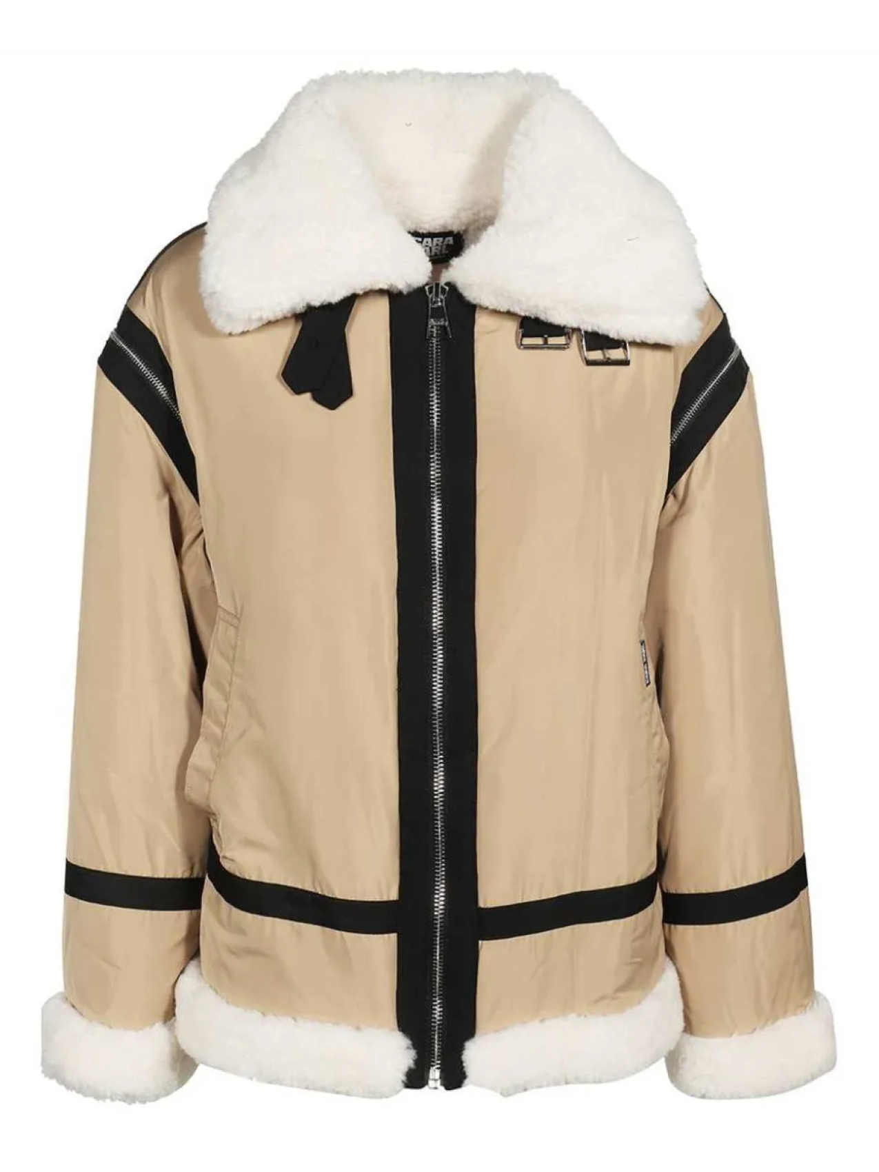 Куртка из искусственного меха X Cara Delevingne Karl Lagerfeld, нейтральный 
Куртка из искусственного меха X Cara Delevingne Karl Lagerfeld, нейтральный