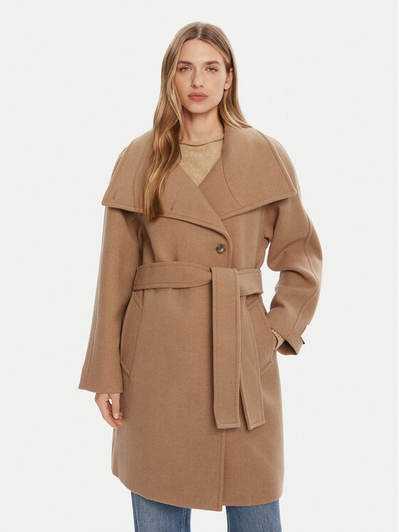 Шерстяное пальто regular fit LV044D557G Calvin Klein, бежевый
Шерстяное пальто regular fit LV044D557G Calvin Klein, бежевый