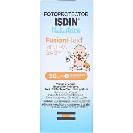 Фотопротектор Pediatrics Fusion Fluid Mineral Baby Spf 50+ 50 мл, Isdin
Фотопротектор Pediatrics Fusion Fluid Mineral Baby Spf 50+ 50 мл, Isdin