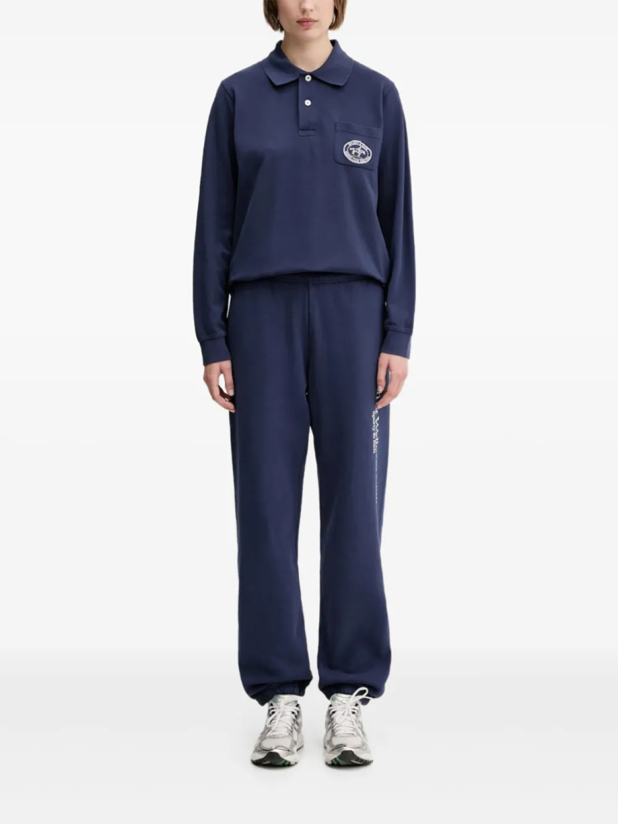 Футболка-поло Sporty & Rich с длинными рукавами и вышитым логотипом, синий
Футболка-поло Sporty & Rich с длинными рукавами и вышитым логотипом, синий