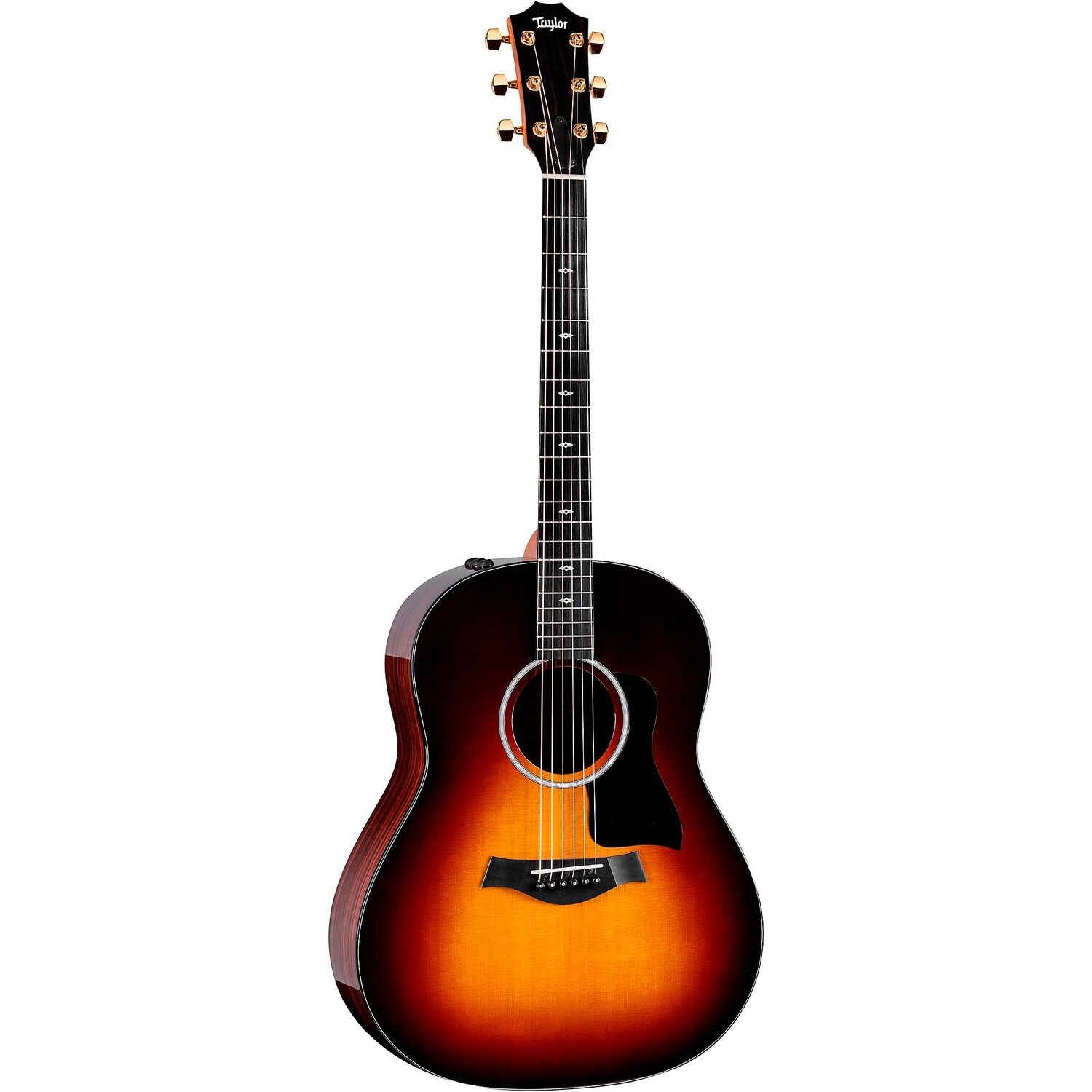 Акустически-электрическая гитара Taylor 217e Plus, выпущенная ограниченным тиражом в честь 50-летия Grand Pacific, табак Sunburst
Акустически-электрическая гитара Taylor 217e Plus, выпущенная ограниченным тиражом в честь 50-летия Grand Pacific, табак Sunburst