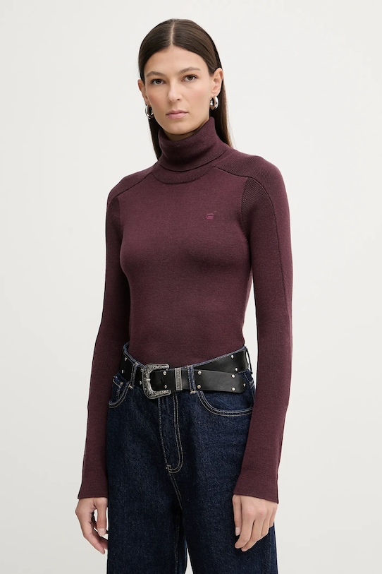 Шерстяной свитер G-Star, бордовый
Шерстяной свитер G-Star, бордовый