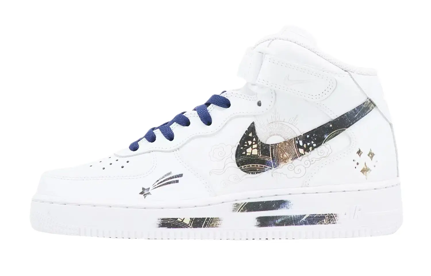 Кроссовки для скейтбординга Air Force 1 женские, среднего размера, белый/синий Nike
Кроссовки для скейтбординга Air Force 1 женские, среднего размера, белый/синий Nike