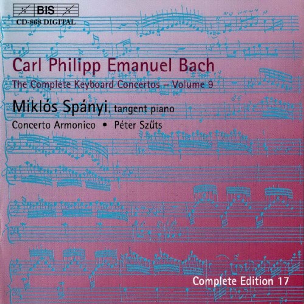 Диск CD Comp Con(s) Kbd Vol. 9 - C.P.E. Bach
Диск CD Comp Con(s) Kbd Vol. 9 - C.P.E. Bach