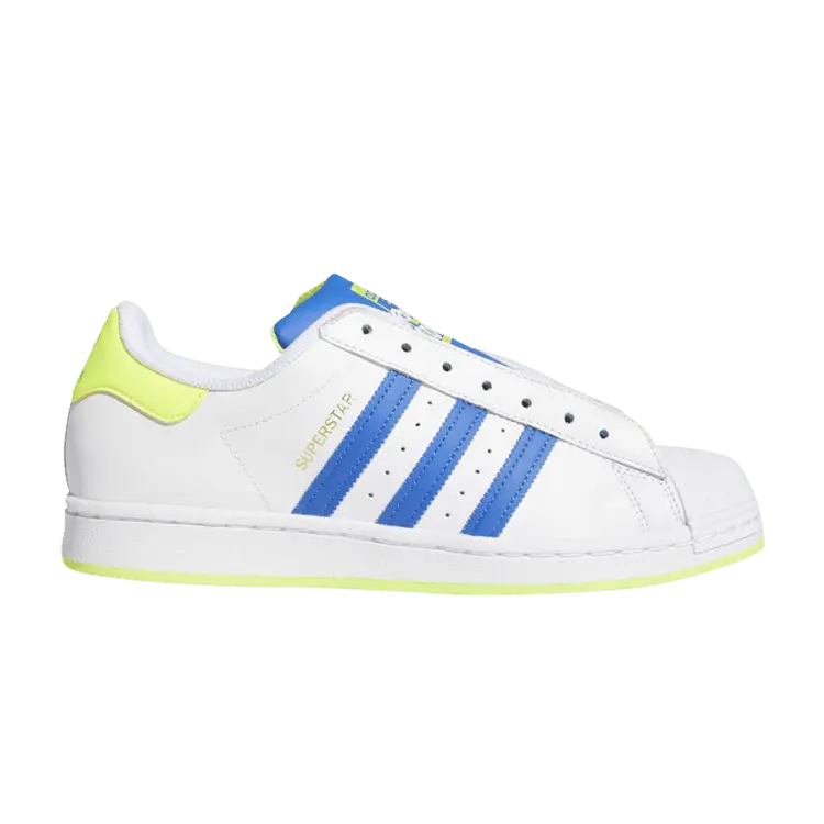Кроссовки adidas Superstar Laceless 'White Blue Yellow', белый
Кроссовки adidas Superstar Laceless 'White Blue Yellow', белый