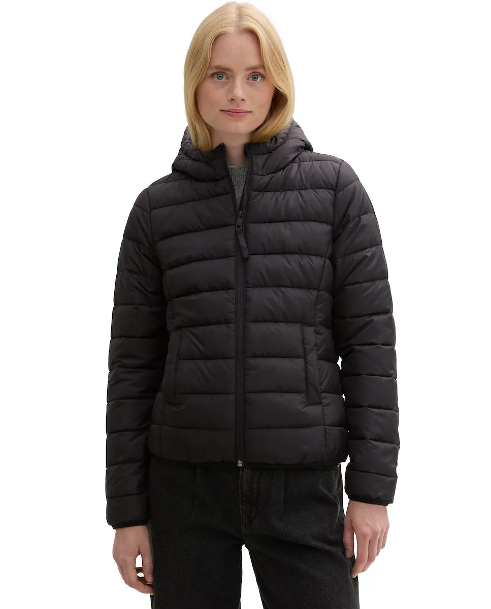 Женский пуховик с капюшоном и застежкой-молнией Tom Tailor, чёрный
Женский пуховик с капюшоном и застежкой-молнией Tom Tailor, чёрный