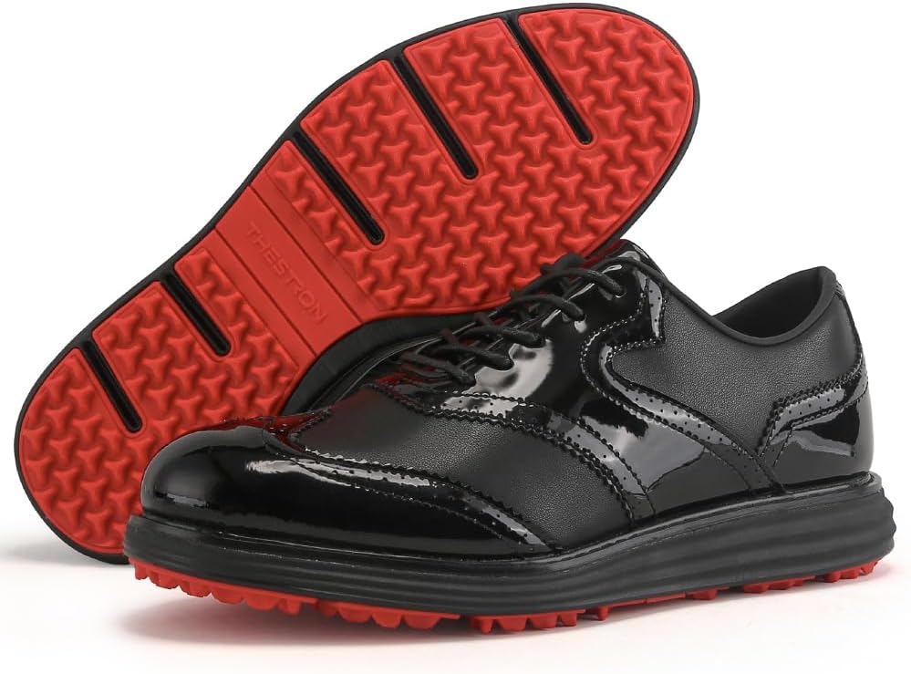 Мужские гольф-ботинки без шипов, профессиональные гольф-ботинки, классические прогулочные туфли для гольфистов, большой размер 7-14 Zakey, черный
Мужские гольф-ботинки без шипов, профессиональные гольф-ботинки, классические прогулочные туфли для гольфистов, большой размер 7-14 Zakey, черный