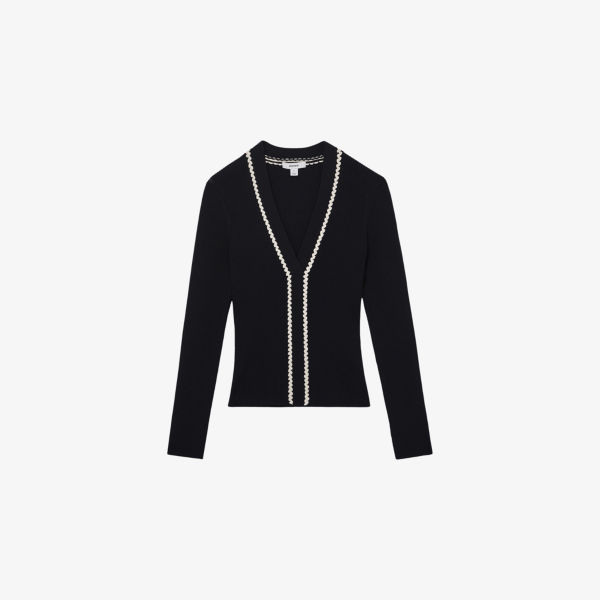 Топ Reiss Lauri с рельефной вязкой, белый
Топ Reiss Lauri с рельефной вязкой, белый