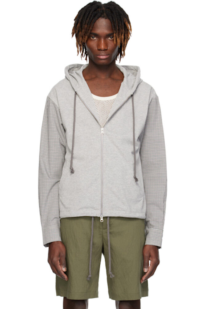 Серая толстовка с капюшоном Cecile Gimaguas 
Серая толстовка с капюшоном Cecile Gimaguas