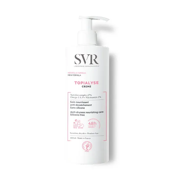 Питательный и противопересыхающий уход Topialyse Creme Emolliente Laboratoires Svr, 400 ml
Питательный и противопересыхающий уход Topialyse Creme Emolliente Laboratoires Svr, 400 ml