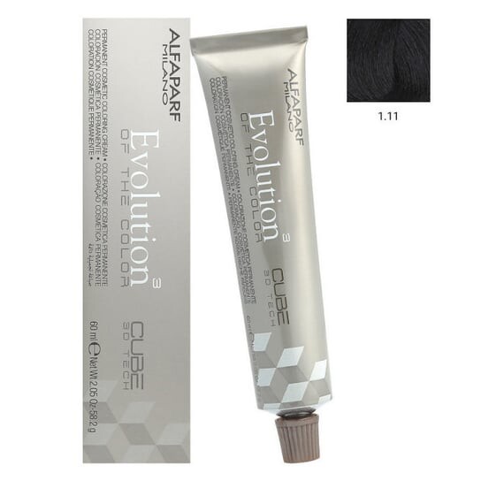 Стойкая краска для волос - цвет 1.11 черный и синий 60мл Alfaparf Evolution of the Color Cube
Стойкая краска для волос - цвет 1.11 черный и синий 60мл Alfaparf Evolution of the Color Cube