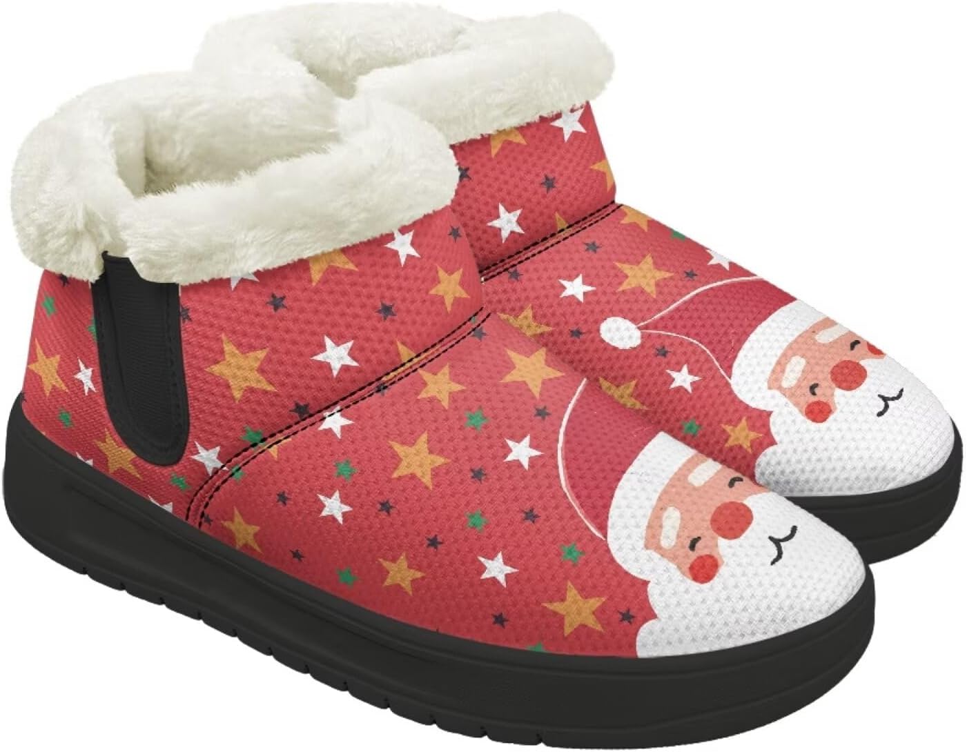 Рождественские зимние сапоги Forchrinse для женщин и мужчин: удобные, теплые, пушистые, до щиколотки, зимние, противоскользящие, Santa Claus Design
Рождественские зимние сапоги Forchrinse для женщин и мужчин: удобные, теплые, пушистые, до щиколотки, зимние, противоскользящие, Santa Claus Design