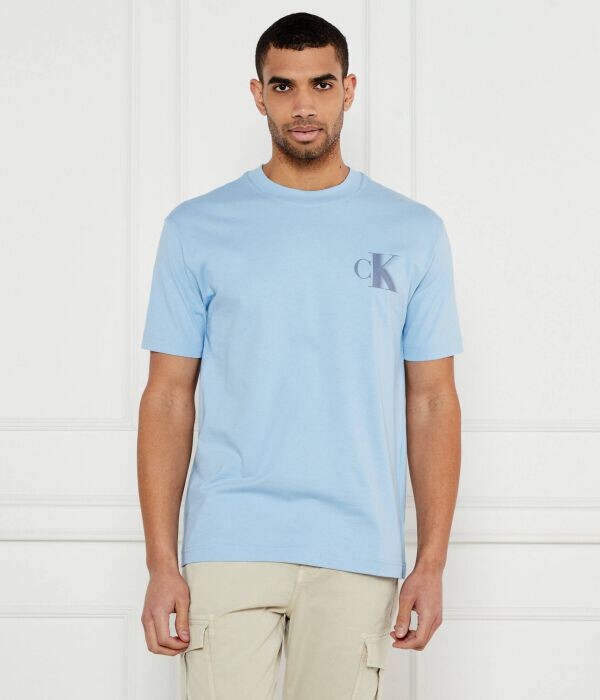 Футболка мужская Calvin Klein Jeans с монограммой, голубой
Футболка мужская Calvin Klein Jeans с монограммой, голубой