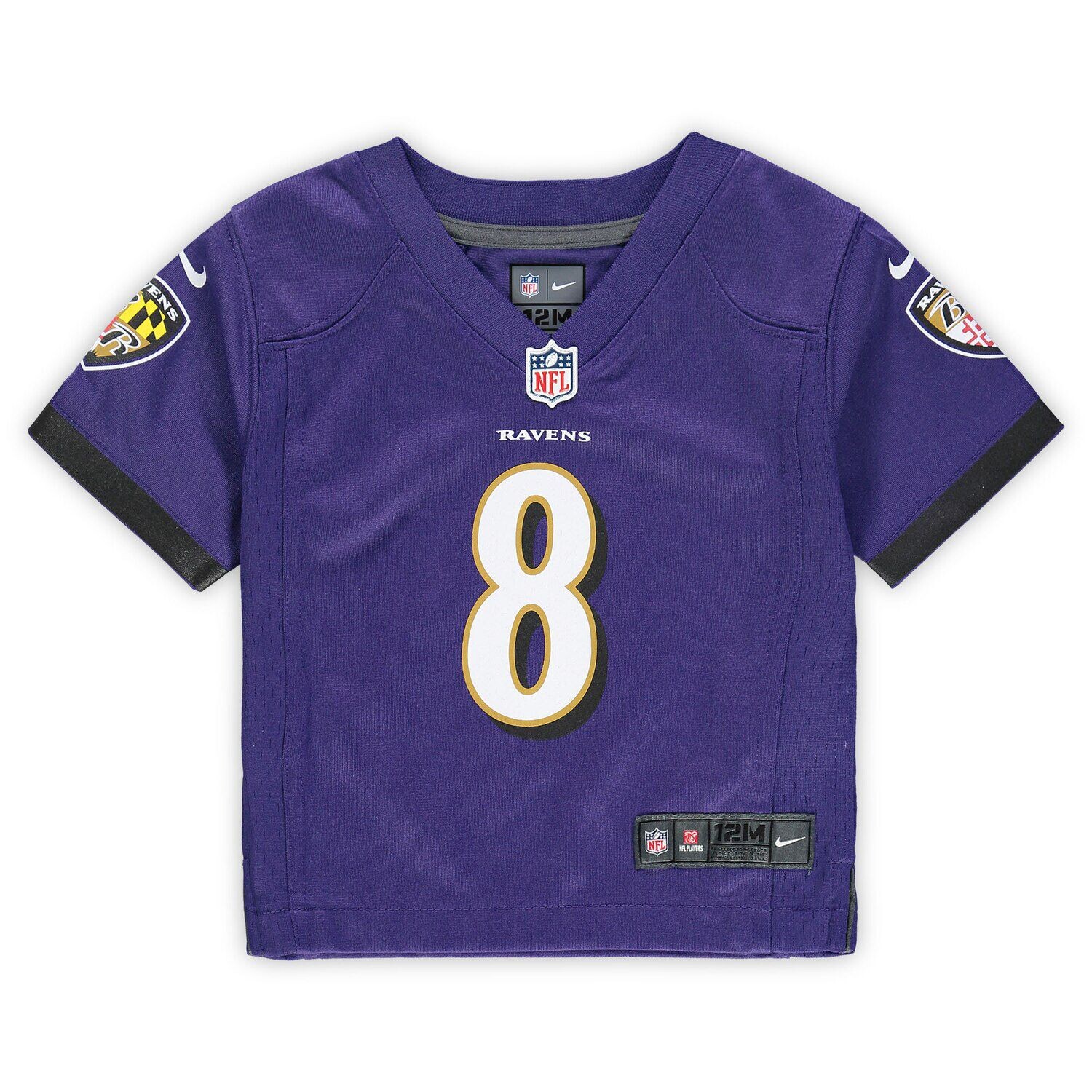 Младенческая игровая майка Nike Lamar Jackson Purple Baltimore Ravens Nike
Младенческая игровая майка Nike Lamar Jackson Purple Baltimore Ravens Nike