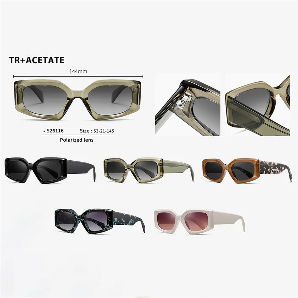 Винтажные поляризованные солнцезащитные очки для мужчин, черные и зеленые солнцезащитные очки для женщин, защита от УФ-излучения UV400, ацетат VFDHN, Black
Винтажные поляризованные солнцезащитные очки для мужчин, черные и зеленые солнцезащитные очки для женщин, защита от УФ-излучения UV400, ацетат VFDHN, Black