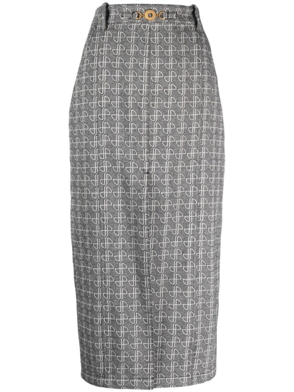 Patou юбка миди JP с монограммой, серый
Patou юбка миди JP с монограммой, серый