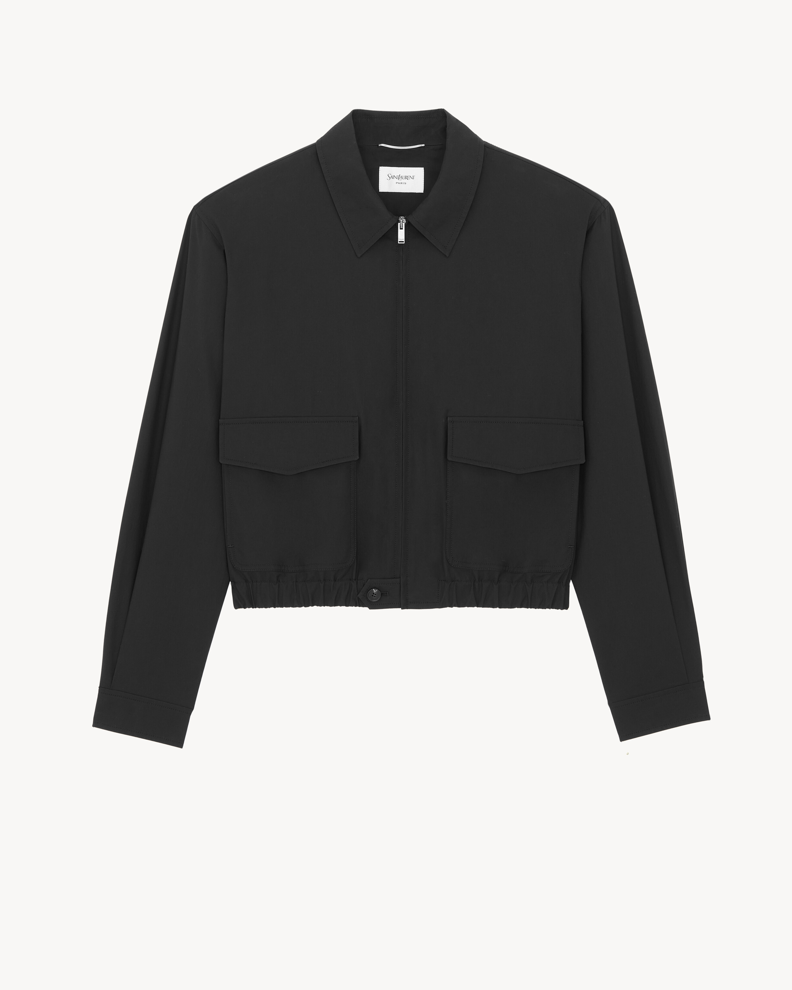 Куртка из хлопкового поплина Saint Laurent, черный
Куртка из хлопкового поплина Saint Laurent, черный