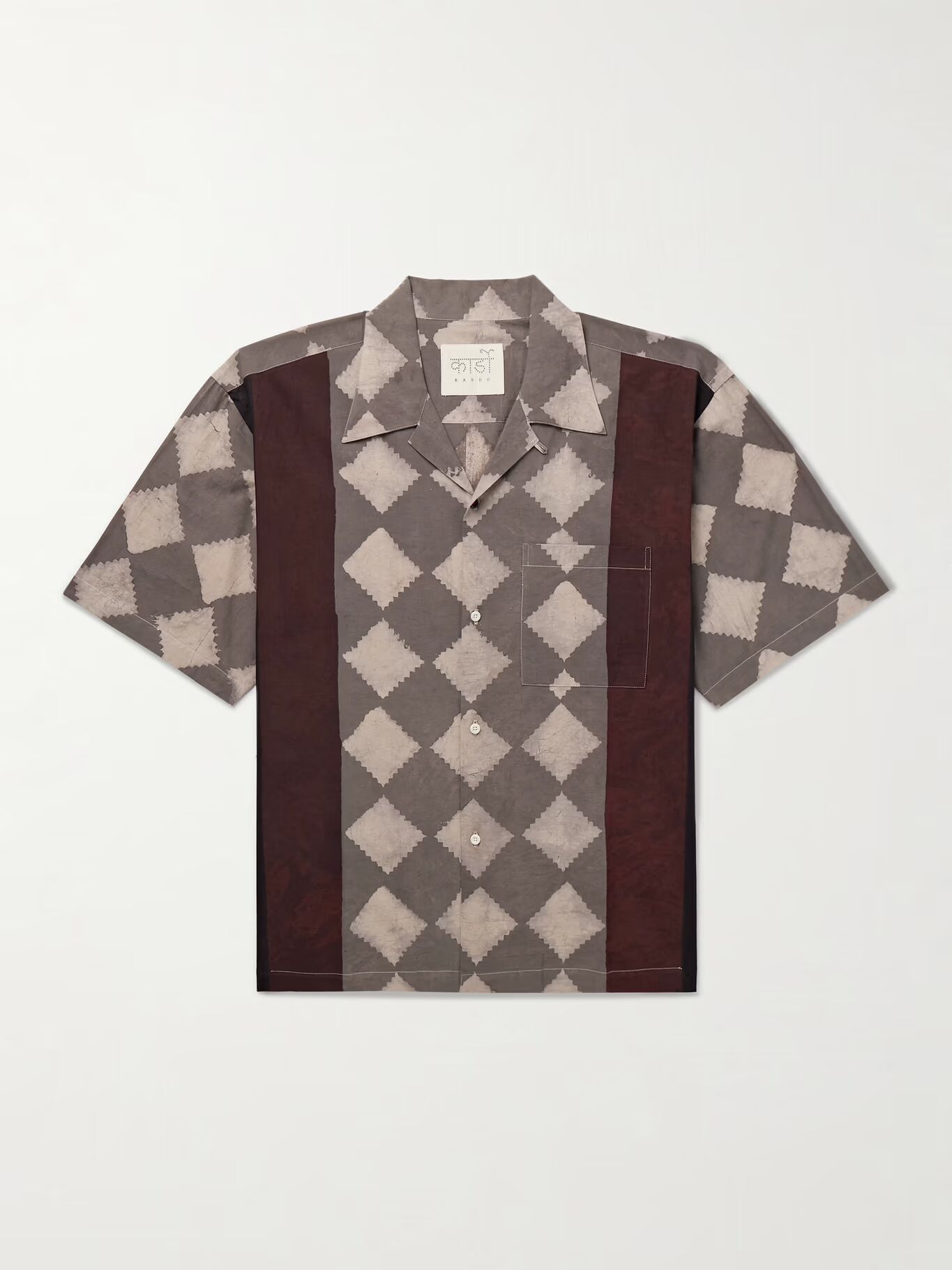 Рубашка Rohit Convertible-Collar из хлопка с принтом KARDO, коричневый
Рубашка Rohit Convertible-Collar из хлопка с принтом KARDO, коричневый