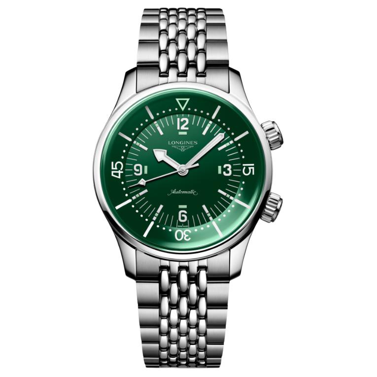 LONGINES Часы Men's Classic Re Enactment Of The Legendary Diving Series Watch, Green Dial
LONGINES Часы Men's Classic Re Enactment Of The Legendary Diving Series Watch, Green Dial