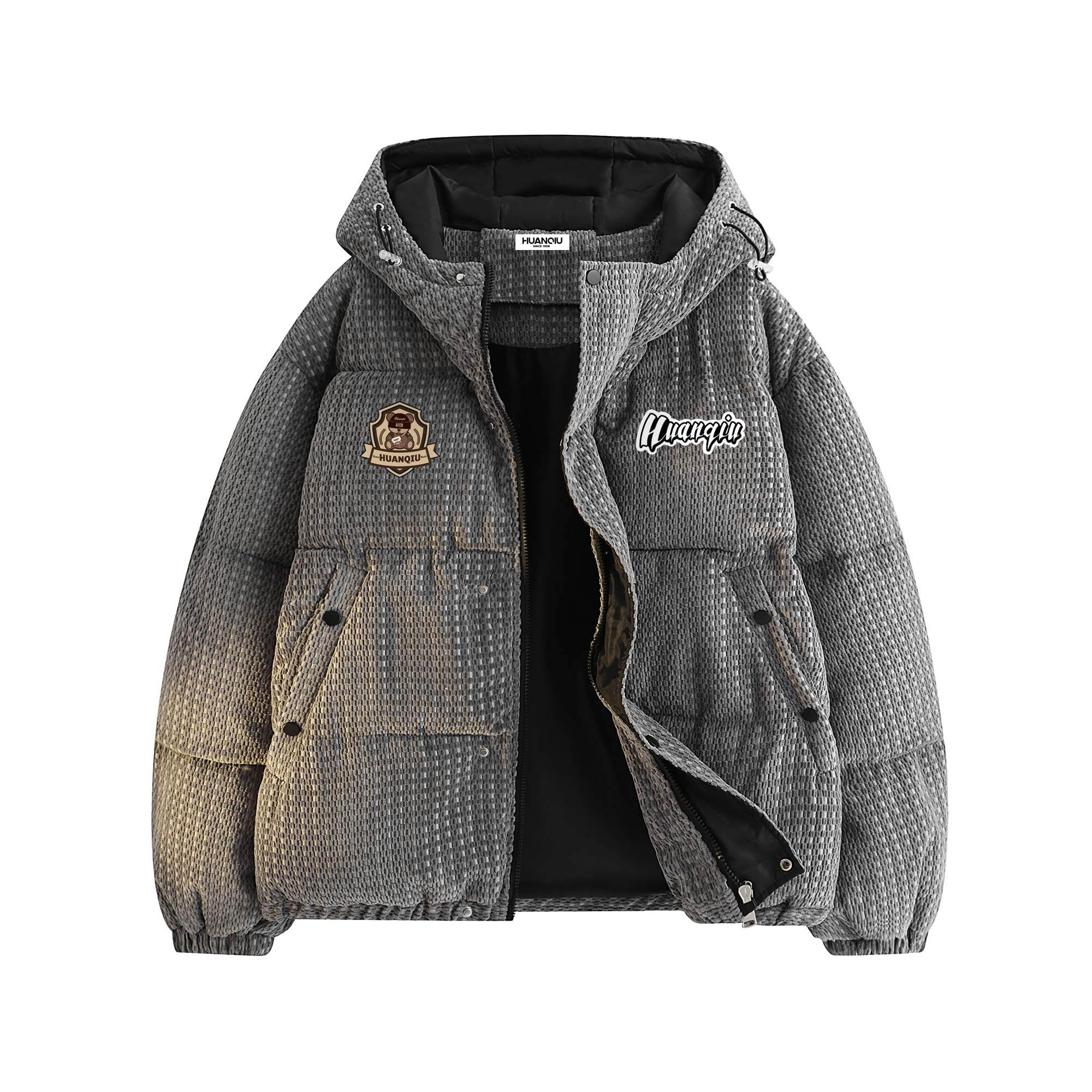 Пуховик Unisex Hooded Moderate Padded HUANQIU, серый
Пуховик Unisex Hooded Moderate Padded HUANQIU, серый