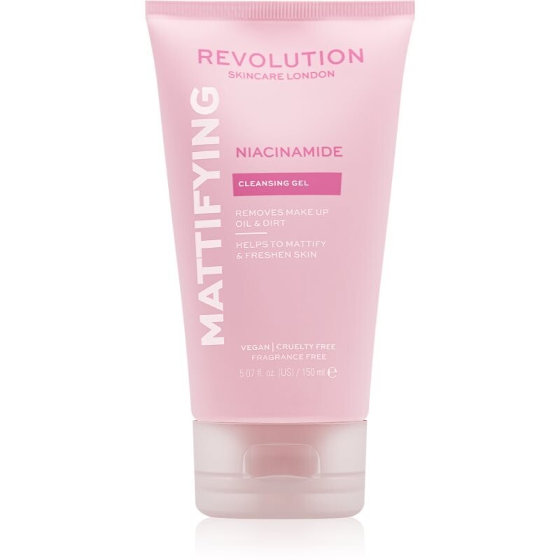 Revolution Skincare Niacinamine Mattify Матирующий очищающий гель 150 мл
Revolution Skincare Niacinamine Mattify Матирующий очищающий гель 150 мл