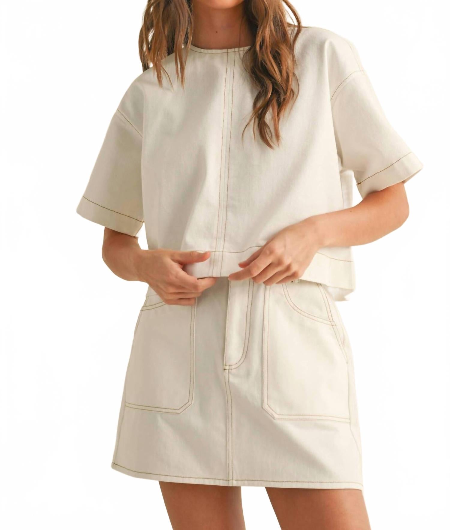 Кики Бокси Хлопковая Блузка Экрю MIOU MUSE, Ecru
Кики Бокси Хлопковая Блузка Экрю MIOU MUSE, Ecru