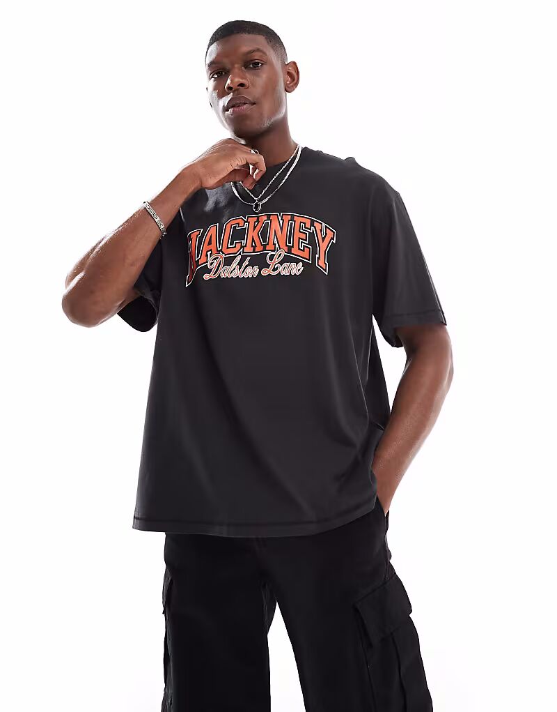 Футболка ONLY & SONS свободного кроя с принтом хакни черного цвета
Футболка ONLY & SONS свободного кроя с принтом хакни черного цвета