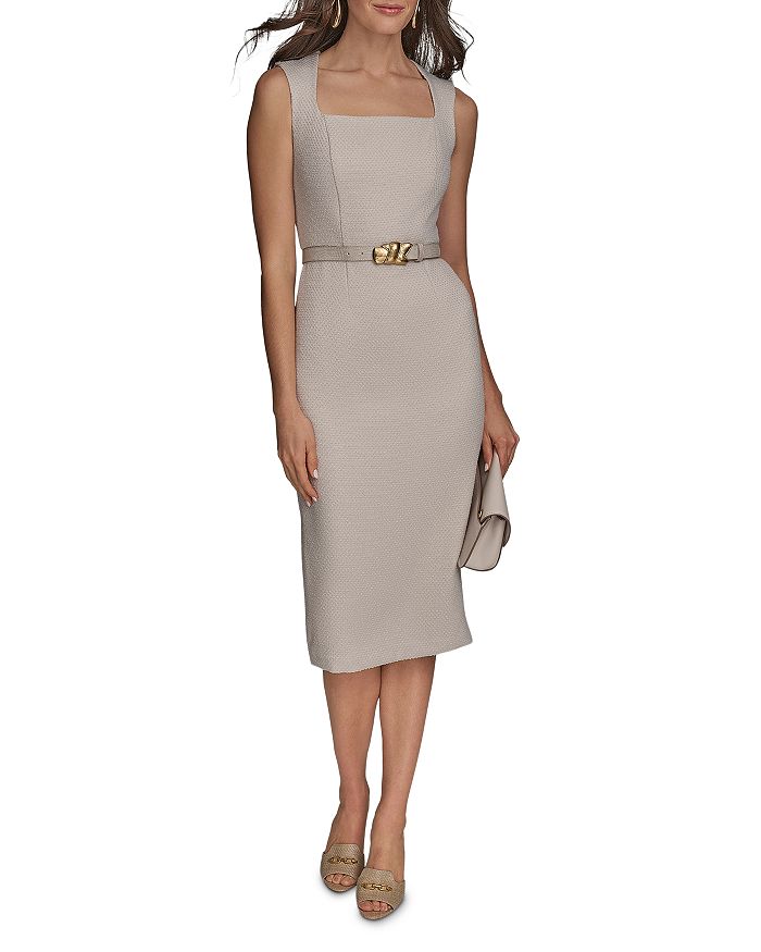 Платье-миди из твида с поясом Donna Karan, коричневый/бежевый
Платье-миди из твида с поясом Donna Karan, коричневый/бежевый