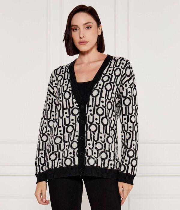 Шерстяной кардиган Loose fit Liu Jo, черный
Шерстяной кардиган Loose fit Liu Jo, черный