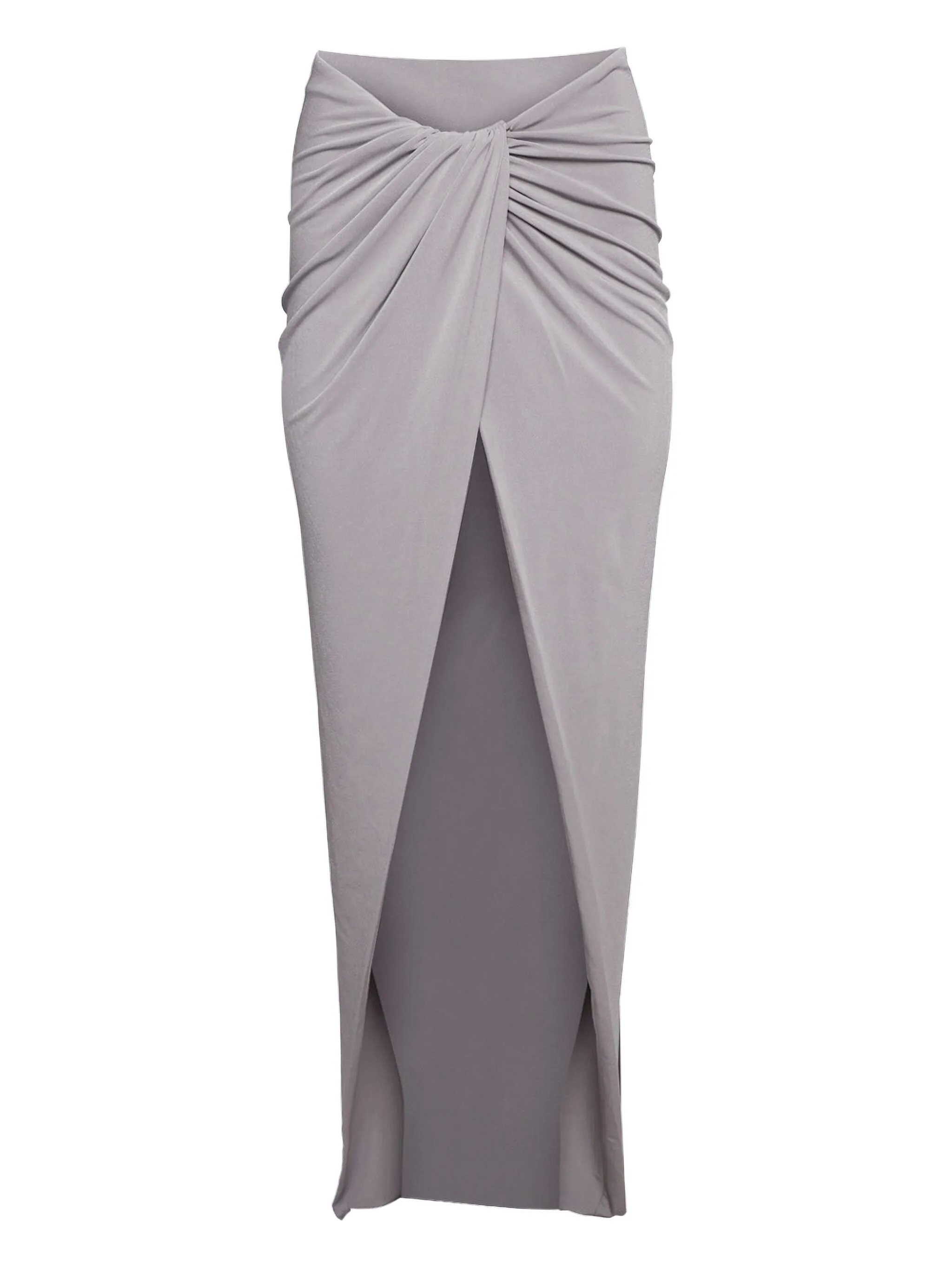 Юбка с узловатым разрезом Laquan Smith, серый
Юбка с узловатым разрезом Laquan Smith, серый