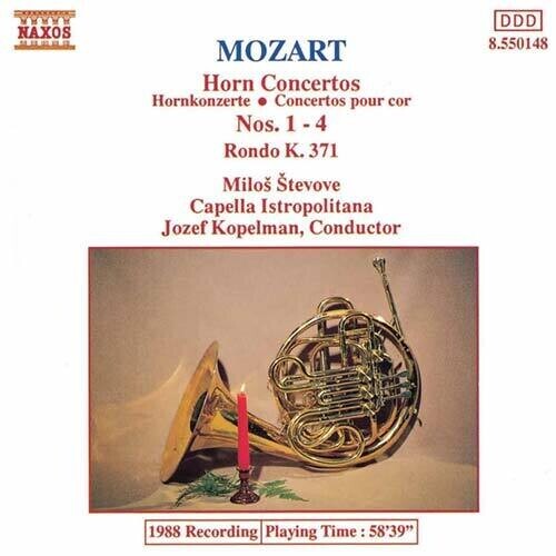 CD диск Mozart / Kopelman: Horn Concerti 1-4
CD диск Mozart / Kopelman: Horn Concerti 1-4