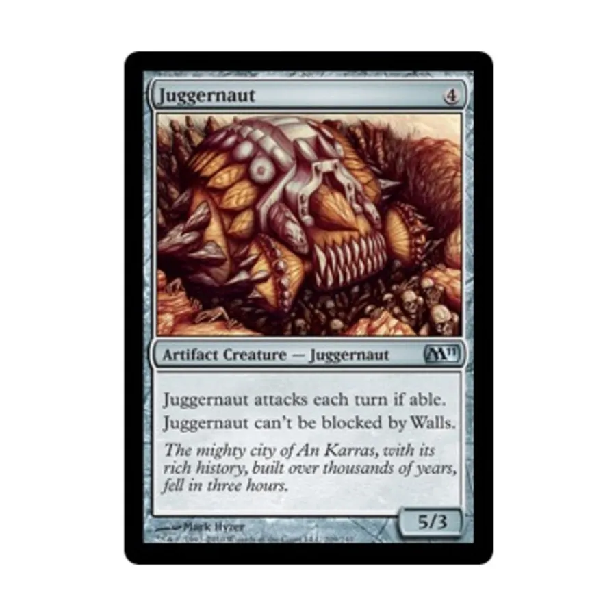 CCG Джаггернаут (U), MTG - Magic 2011
CCG Джаггернаут (U), MTG - Magic 2011