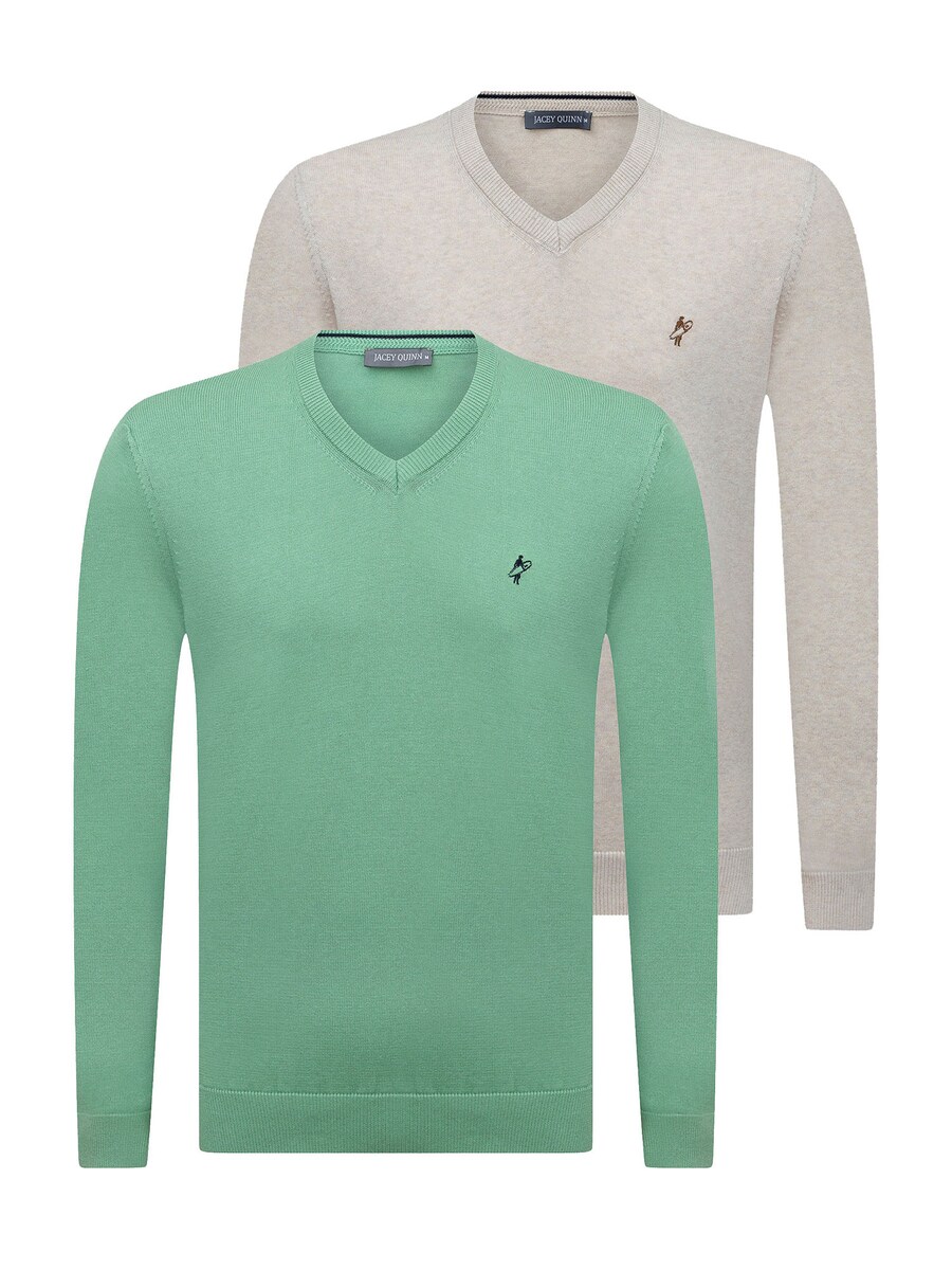 Свитер Jacey Quinn, цвет Beige/Green
Свитер Jacey Quinn, цвет Beige/Green