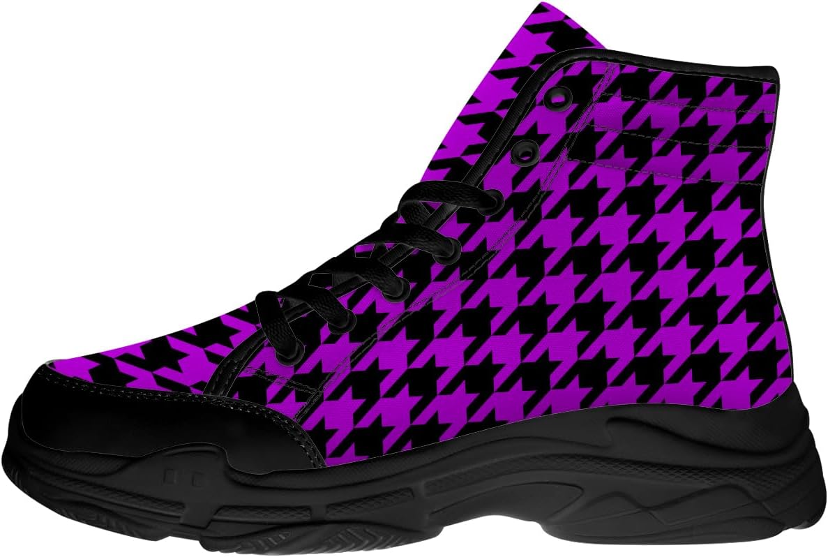 Высокие кеды с узором гусиная лапка для женщин, черные кеды на платформе с шнуровкой, подарок для нее и для него Generic
Высокие кеды с узором гусиная лапка для женщин, черные кеды на платформе с шнуровкой, подарок для нее и для него Generic