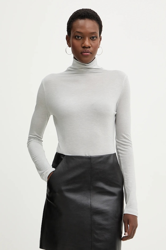 Лонгслив с добавлением шерсти elavu BOSS, серый
Лонгслив с добавлением шерсти elavu BOSS, серый