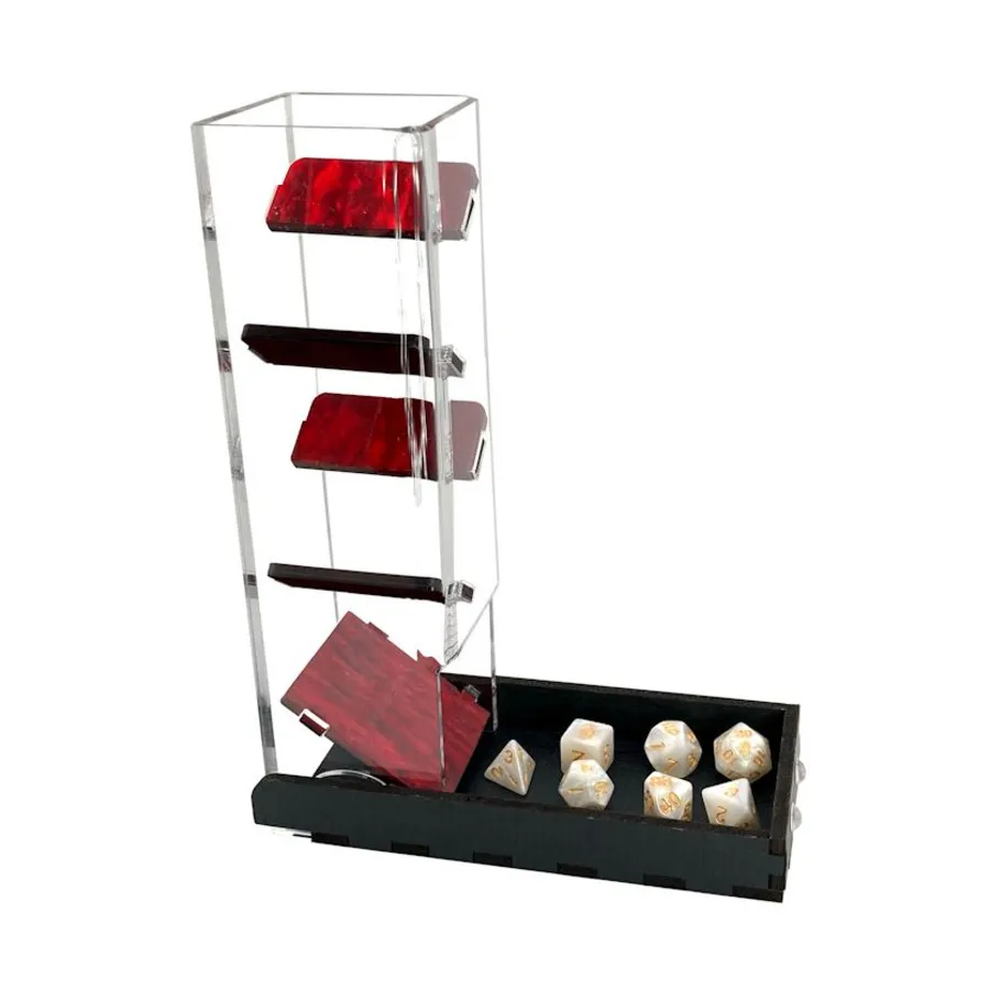 Башня для игры в кости Lux высотой 10 дюймов и базовый лоток — симфонический красный, Dice Towers (C4 Labs)
Башня для игры в кости Lux высотой 10 дюймов и базовый лоток — симфонический красный, Dice Towers (C4 Labs)