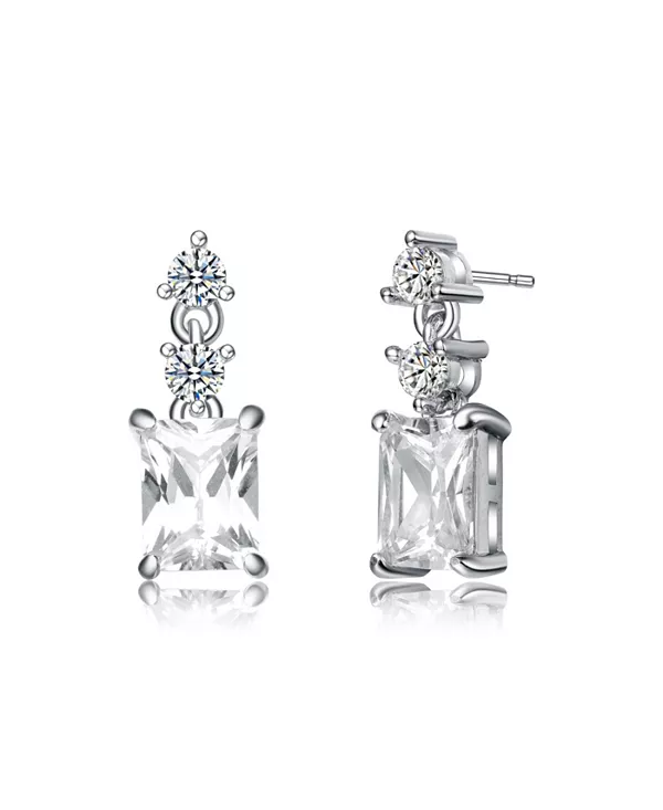 Серьги-Подвески с покрытием из белого золота, прозрачными кубическими цирконами, сияющими и круглыми камнями Rachel Glauber, white
Серьги-Подвески с покрытием из белого золота, прозрачными кубическими цирконами, сияющими и круглыми камнями Rachel Glauber, white