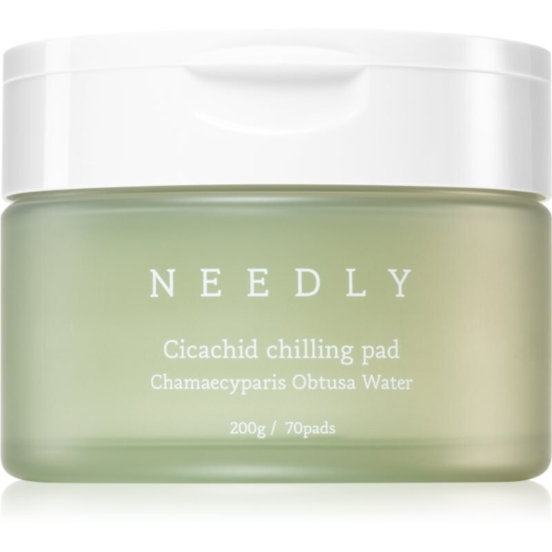 NEEDLY Cicachid Chilling Pad отшелушивающие подушечки для лица с успокаивающим эффектом 70 шт Inna Marka
NEEDLY Cicachid Chilling Pad отшелушивающие подушечки для лица с успокаивающим эффектом 70 шт Inna Marka